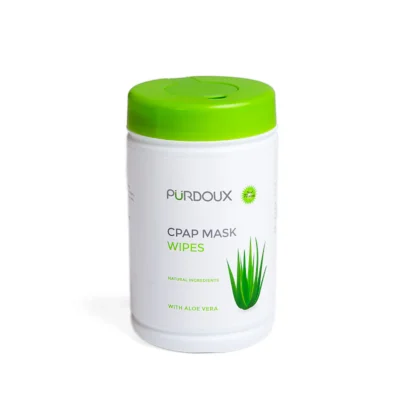 Boîte de lingettes sans odeur avec aloes pour masque CPAP