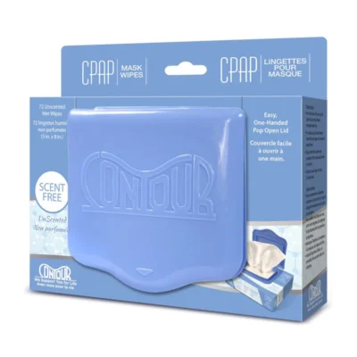 Boîte de lingettes non parfumées pour masque CPAP